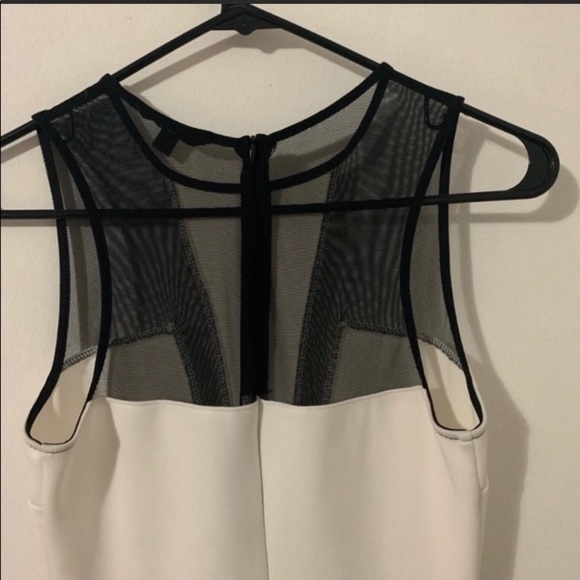 Guess Black & White Peplum Dress - Picture 4 of 5